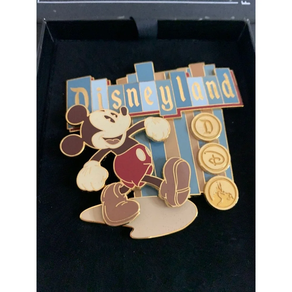 Disneyland 2006 Mickey Disneyland Sign Jumbo Pin 750 Ltd Edit Mike Wood Artist - Picture 3 of 6